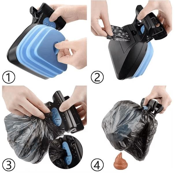 Dog Pet Travel Foldable Pooper Scooper