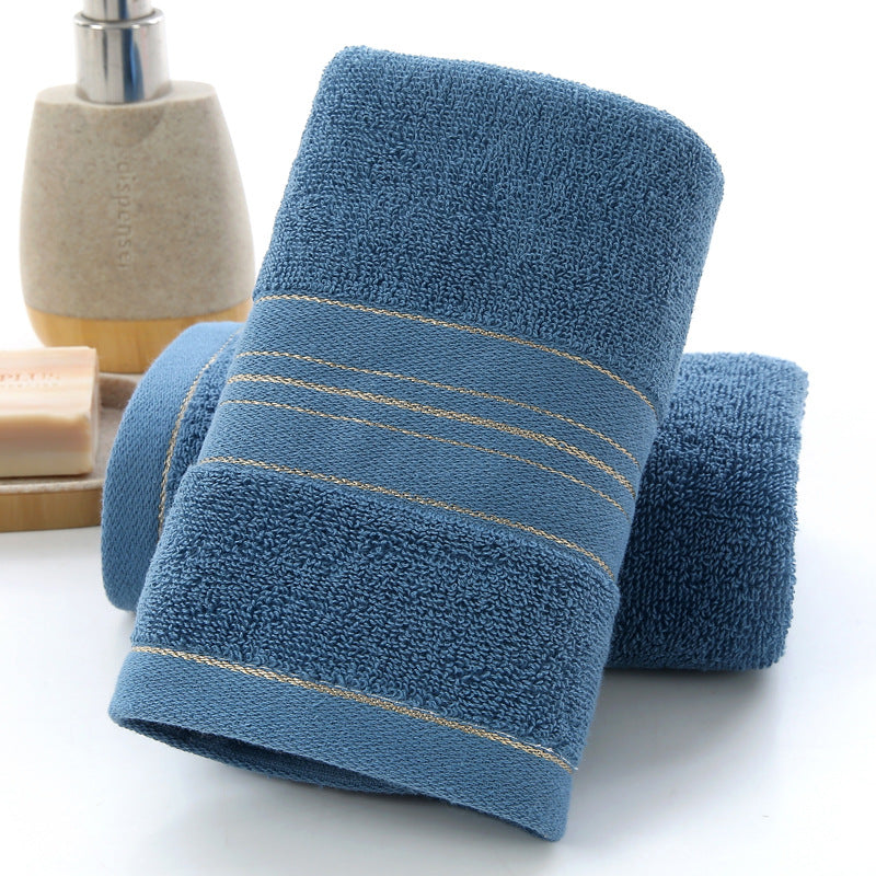 Pure cotton towel for household use to wash face and absorb water