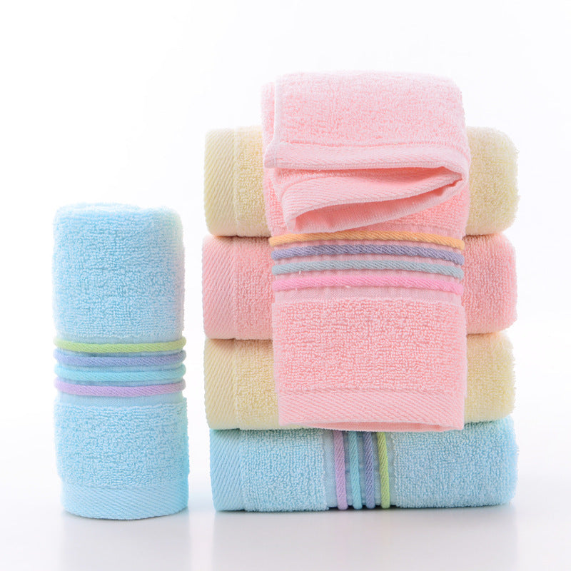 Pure cotton towel for household use to wash face and absorb water