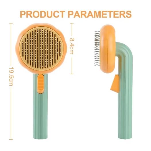 Pumpkin Pet Grooming Needle Brush