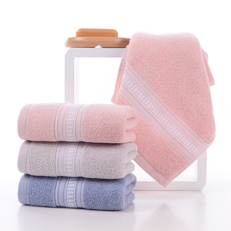 Pure cotton towel for household use to wash face and absorb water