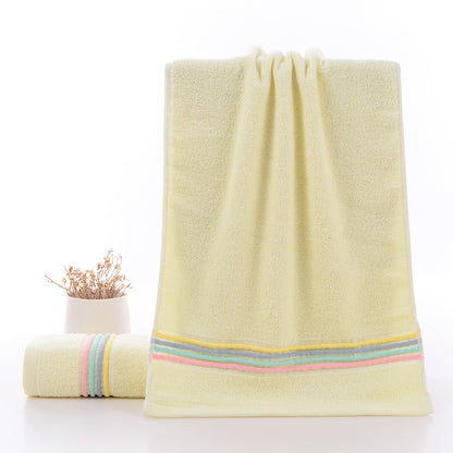 Pure cotton towel for household use to wash face and absorb water