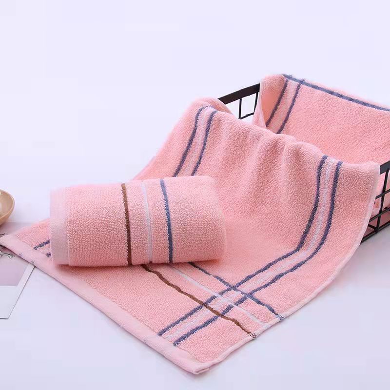 Pure cotton towel for household use to wash face and absorb water