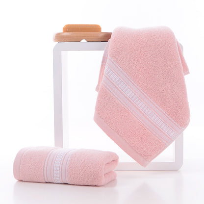 Pure cotton towel for household use to wash face and absorb water