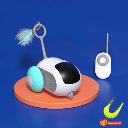 Smart Cat Toy Car Interactive Cat Toy Ball Automatic Rolling Remote Control Toy Car