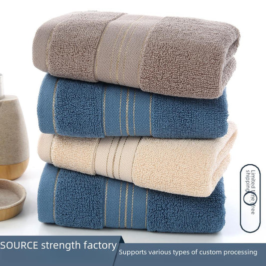 Pure cotton towel for household use to wash face and absorb water