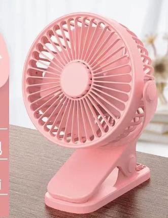 New cat claw brushless clip fan mini silent portable dormitory stroller USB rechargeable small fan