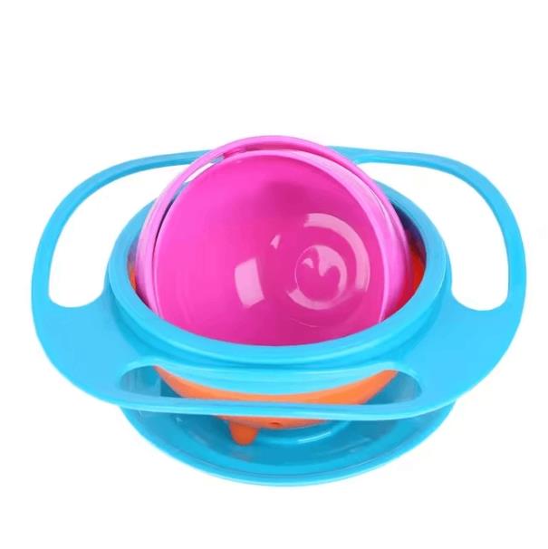 Universal Gyro Baby Bowl 360 Fegree Rotating Balance Bowl