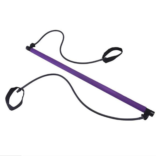 Pilates Exercise Stick Fitness Yoga Resistance Bands